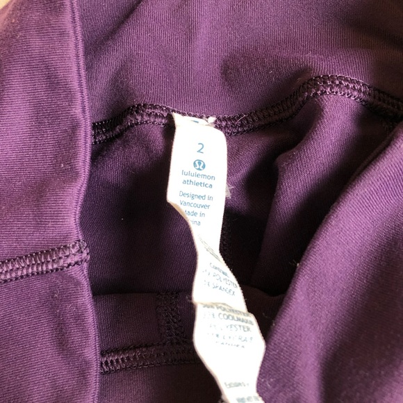 Sz.2 lululemon Practice Daily Pant Zinfandel - Picture 5 of 8